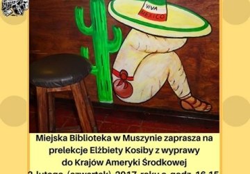 Prelekcja Elżbiety Kosiby z wyprawy do Krajów Ameryki Środkowej