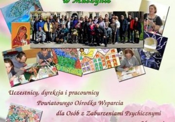 Wystawa prac Uczestników Powiatowego Ośrodka Wsparcia w Muszynie