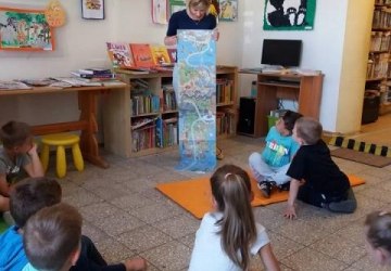 Zajęcia edukacyjne dla dzieci z Przedszkola Pszczółka Maja