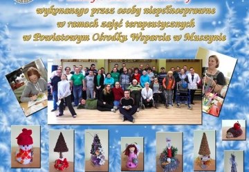 Wystawa Powiatowego Ośrodka Wsparcia w Muszynie