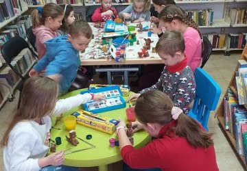 Książkowe ferie w bibliotece w Powroźniku