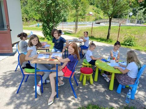 Relacje z Wakacji z Biblioteką w Filii w Powroźniku