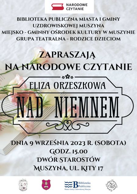 Zaproszenie na Narodowe Czytanie 2023