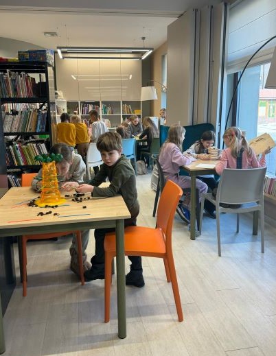 Ferie w Bibliotece w Muszynie : Kreatywne warsztaty plastyczne. 21.02