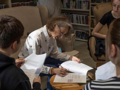 Spotkanie lektorów z Młodzieżowego Studia Nagrań. 16.03