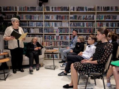 Spotkanie poetyckie w Bibliotece Publicznej w Muszynie. 12.06