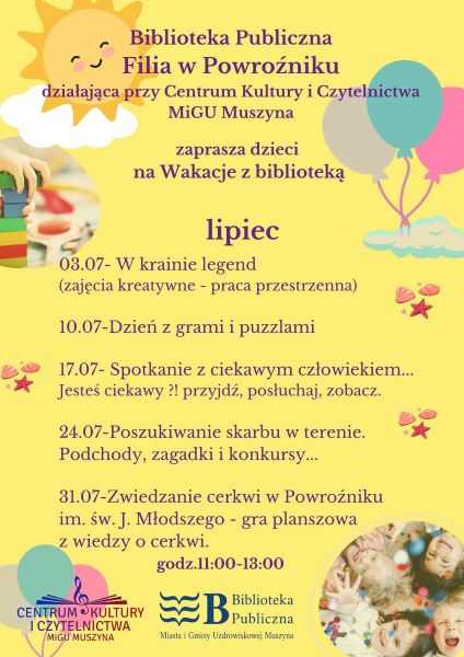 Wakacje z Biblioteką w Powroźniku