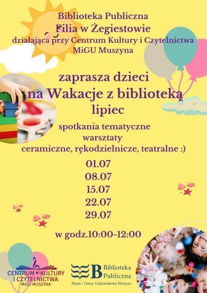 Wakacje z Biblioteką w Żegiestowie