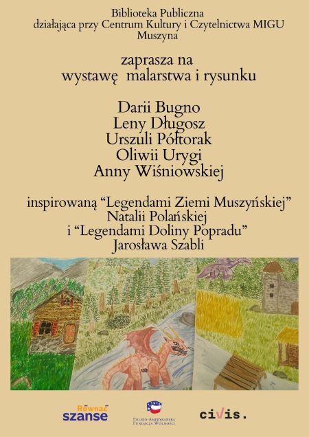 Wystawa prac młodzieży biorącej udział w projekcie "Czas na audiobooki. Młodzieżowe Studio Nagrań, na start!"