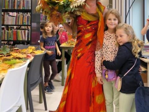 Akademia Radosnego Tworzenia, NA BIS ! Warsztaty dla dzieci w Bibliotece Publicznej w Muszynie. Cz. 1. 05.10
