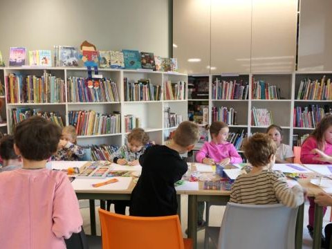Warsztaty dla dzieci kl. I ze Szkoły Podstawowej w Powroźniku. 29.10