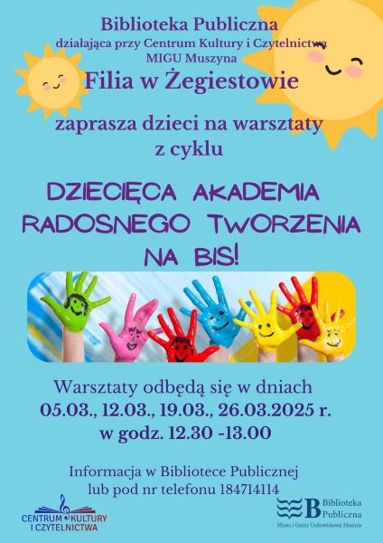 Zapraszamy dzieci z Żegiestowa