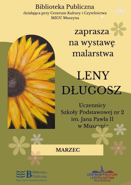 Zapraszamy na marcową wystawę Leny Długosz